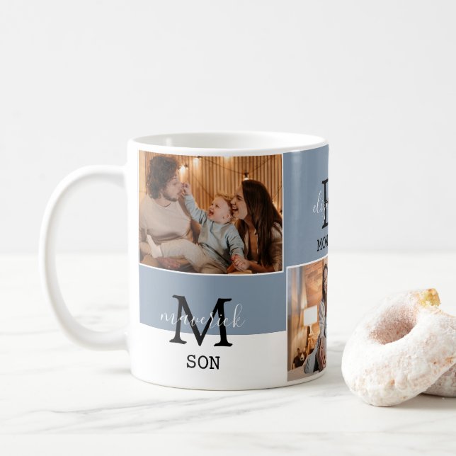 Mug Fête des pères Meilleur papa Ever 2 Photo avec Mon (Avec donut)