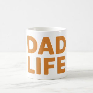 Mug Fête des pères orange papa Life