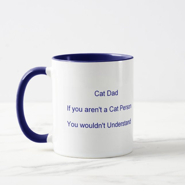 Mug Fête des Pères Papa Chat (Gauche)