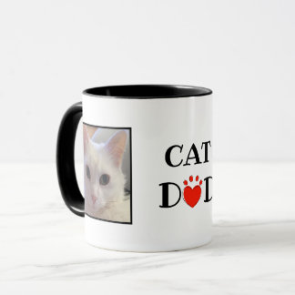 Mug Fête des pères papa chat Photos personnalisées