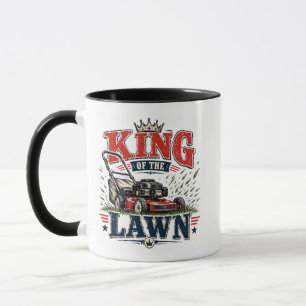 Mug Fête des Pères/Papa Drôle Roi de la Pelouse ÉCHARP