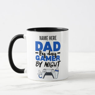 Mug Fête des pères : papa joueur la nuit