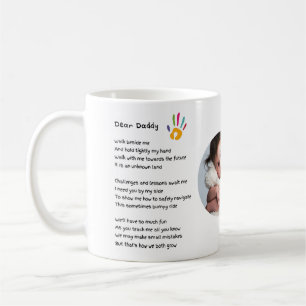Mug Fête des pères Papa POEM Tiens ma main Papa Photo