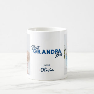 Mug Fête des pères photo moderne Best Grandpa Ever