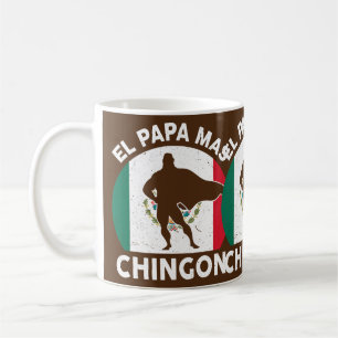 Mug Fête des pères pour hommes mexicain papa cadeaux f