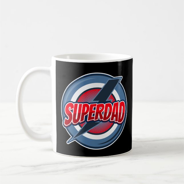 Mug Fête des pères Superdad pour super papa (Gauche)