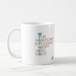 Mug Fête des Pères - Thème mots croisés