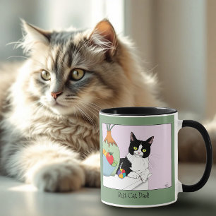 Mug Fête des pères Tuxedo Chat