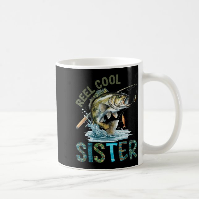 Mug Fête des sœurs et des mères amateurs de pêche (Droite)