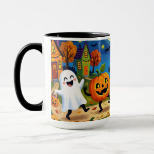Mug Fête d'Halloween - Illustration Mignonne Enfants