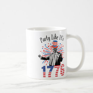 Mug Fête du 4 juillet de Trump comme si c'était l'indé