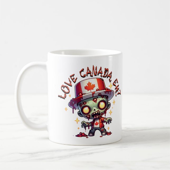 Mug Fête du Canada des zombies (Gauche)