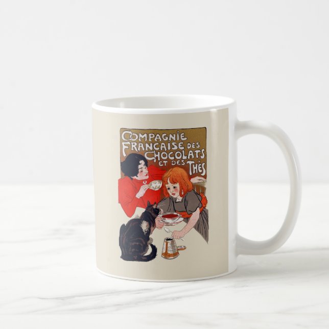 Mug Fête du chocolat français Steinlen Art (Droite)