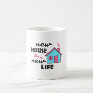Mug Fête du réchauffement de la maison Nouvelle maison