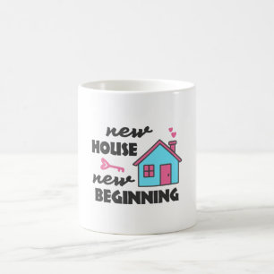 Mug Fête du réchauffement de la maison Nouvelle maison