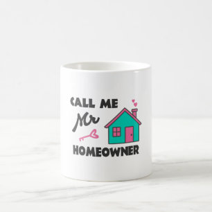 Mug Fête du réchauffement du foyer Appelez-moi Mr. Pro