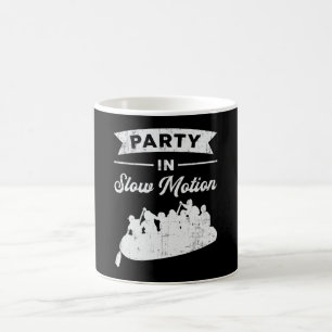 Mug Fête En Mouvement Lent Canoë Bateau Bateau Bateau