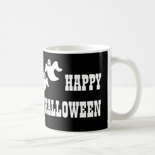 Mug Fête Fantôme Halloween Mug, Noir