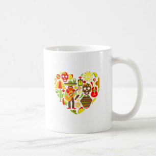 Mug Fête mexicaine des morts Mexique