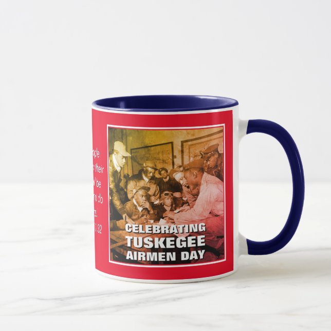 Mug Fête personnalisée de l'AÉRONEF TUSKEGEE (Droite)