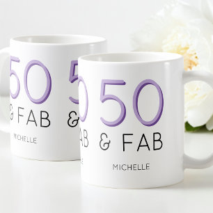 Mug Fêter 50 ans : soirée Purple 50 et fabuleuse moder