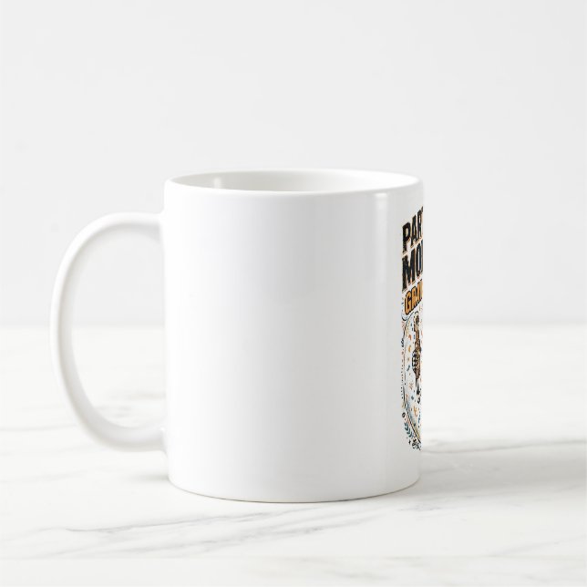 Mug FÊTER COMME UN ENTREPRENEUR DE POMPE FUNÈBRE — Hum (Gauche)