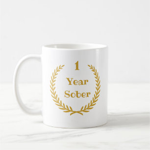 Mug Fêter l'anniversaire de Sober Année jalon