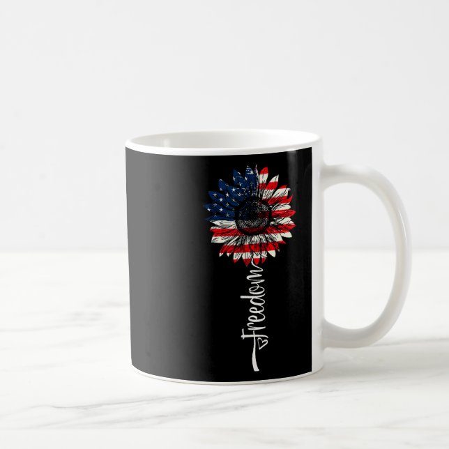 Mug Fêter le 4 juillet Fête de l'Indépendance Drapeau  (Droite)