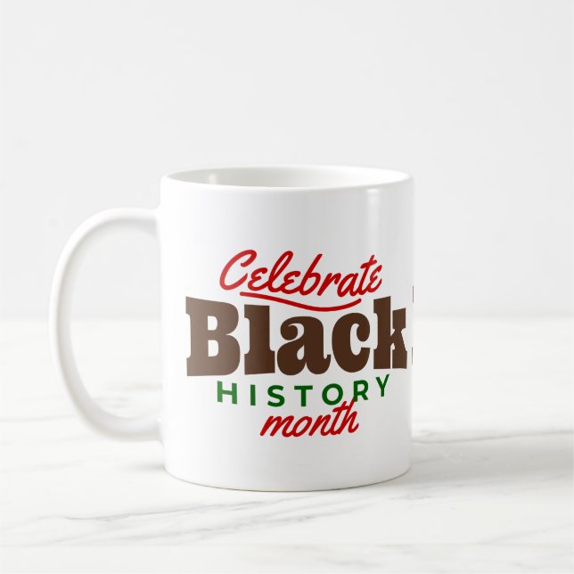 Mug fêter le mois de l'histoire noire (Gauche)