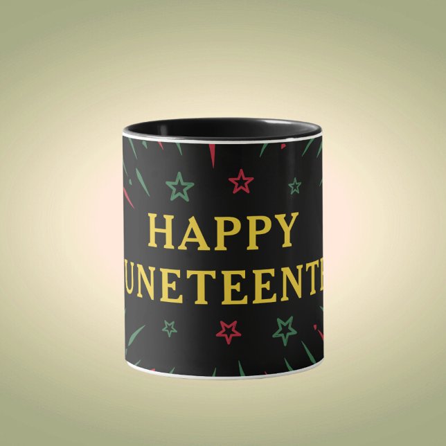 Mug Fêter l'indépendance des Noirs Joyeux Jeu du 11° (Créateur téléchargé)
