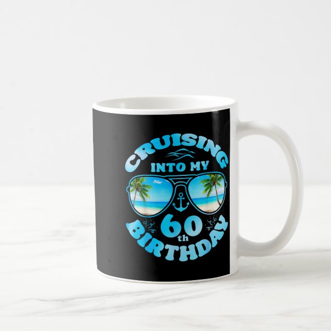 Mug Fêter mes 60 ans - Anniversaire de 60 ans (Droite)