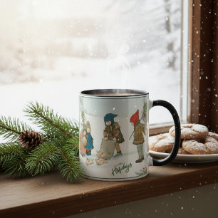 Mug Fêtes de fin d'hiver vintage