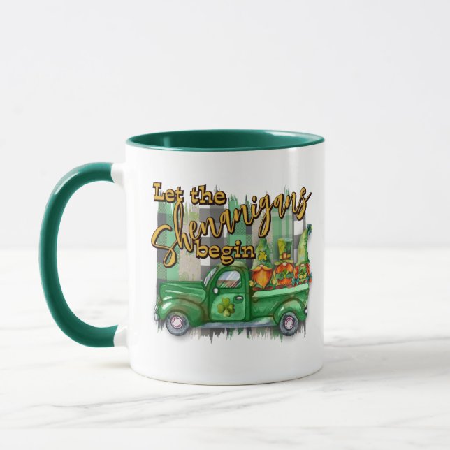 Mug Fêtes de la Saint Patrick dans les Shenanigans de  (Gauche)