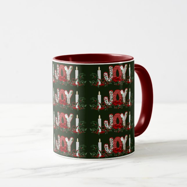 Mug Fêtes de Noël Joie (Devant droit)