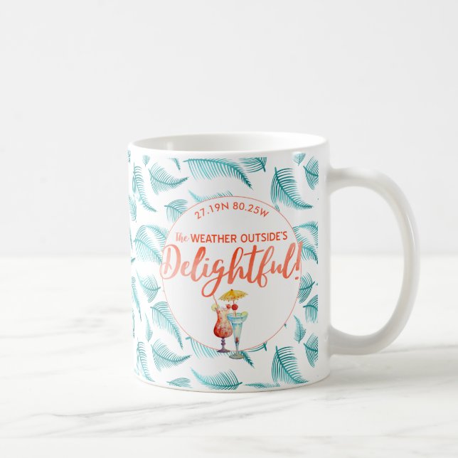 Mug Fêtes tropicales Noël dans les tropiques Photo (Droite)