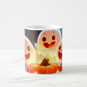 Mug Feu Citrouille éffrayant Ghost