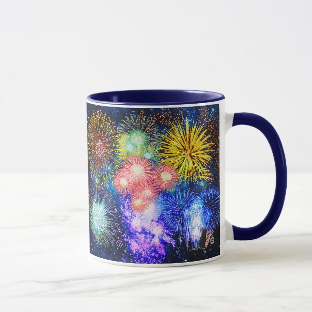 Mug Feu d'artifice (Droite)