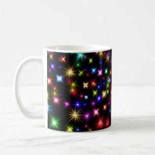 Mug Feu d'artifice coloré Stars Design