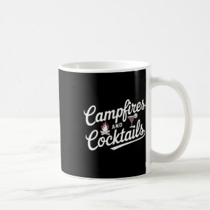 Mug Feu de camp et queues conception graphique de camp