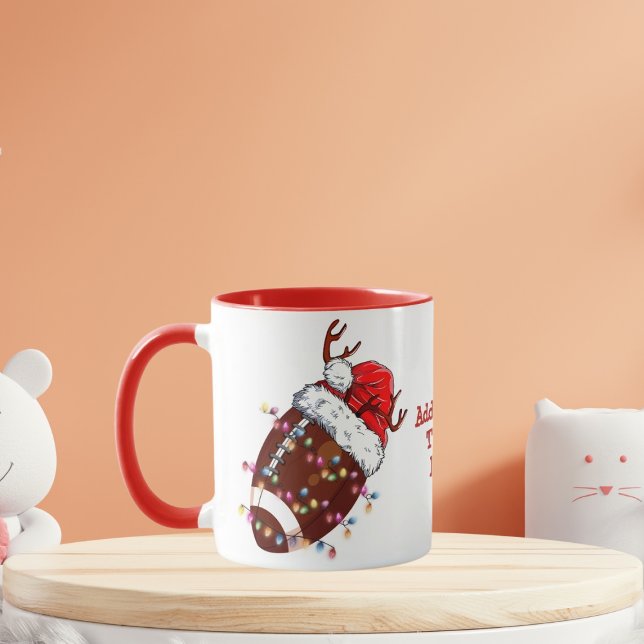Mug Feu de Noël de l'ELF Santa Hat (Créateur téléchargé)