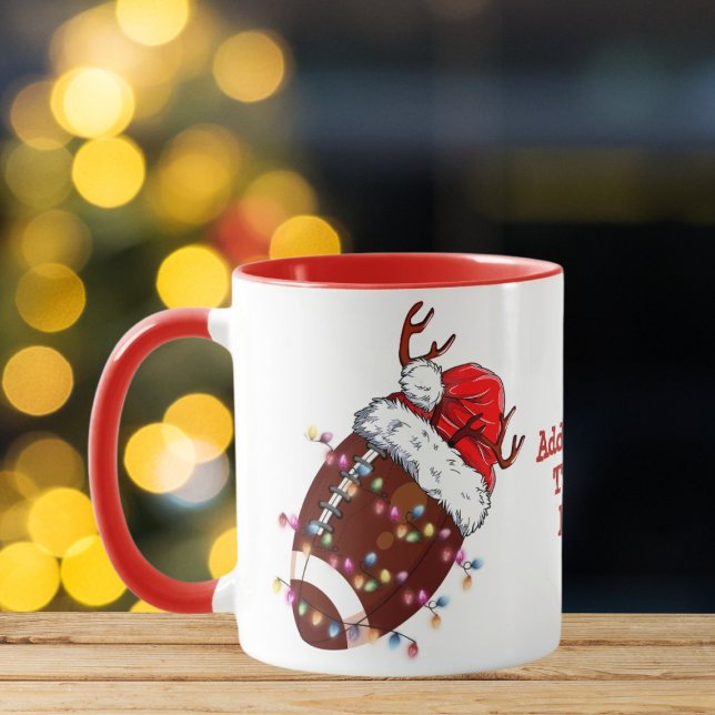 Mug Feu de Noël de l'ELF Santa Hat (Créateur téléchargé)