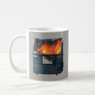 Mug Feu de poubelle - fouillis drôle