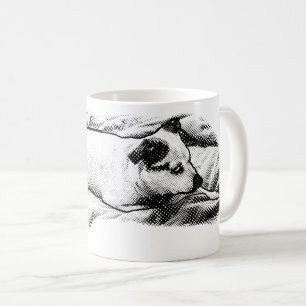Mug Feu de Terrier avec des boules de neige baisées