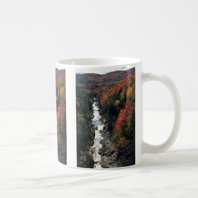 Mug Feuillage d'automne à la gorge de Queechee, (Droite)