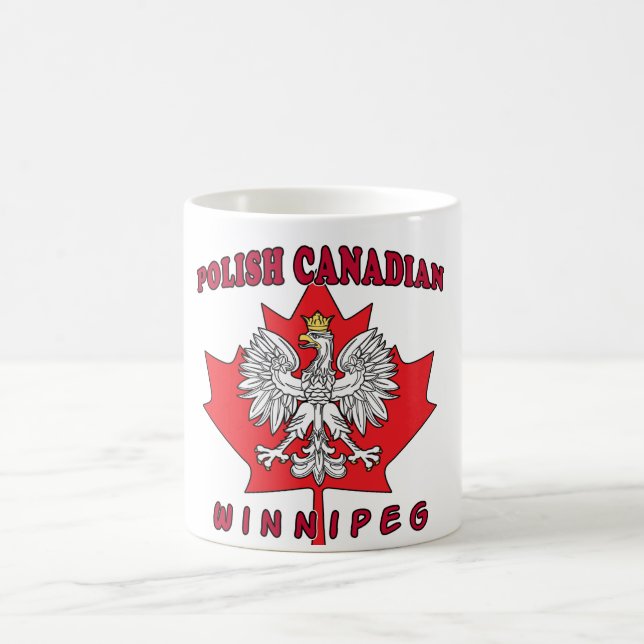 Mug Feuille canadienne polonaise de Winnipeg (Centre)