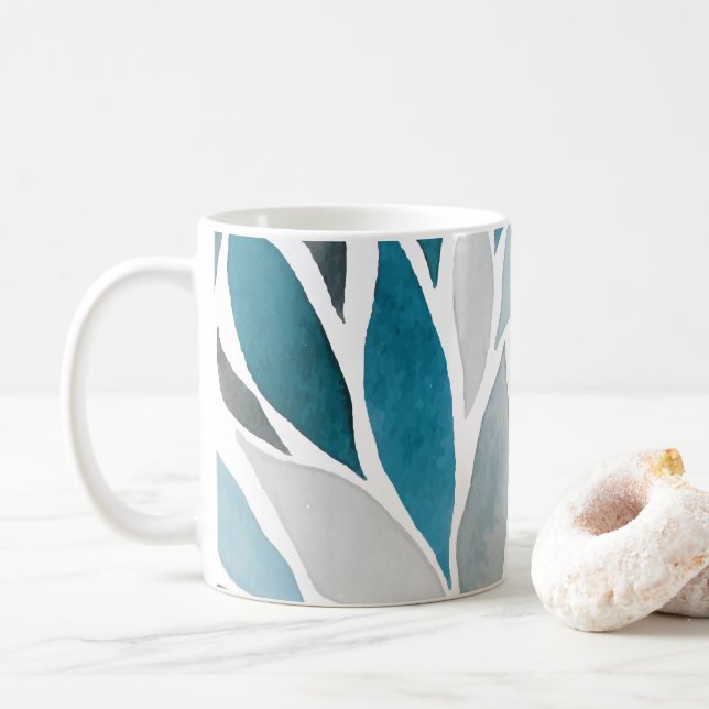 Mug feuille d'arbre (Avec donut)