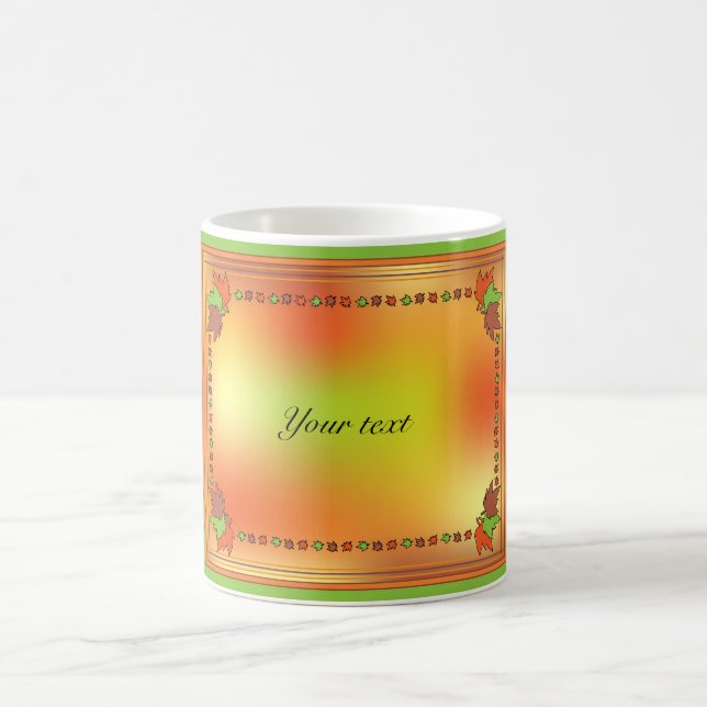 Mug Feuille d'automne (Centre)