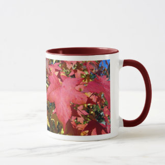 Mug Feuille d'automne d'érable rouge