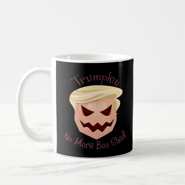 Mug Feuille de bottes de trumpkin Halloween drôle clas (Gauche)
