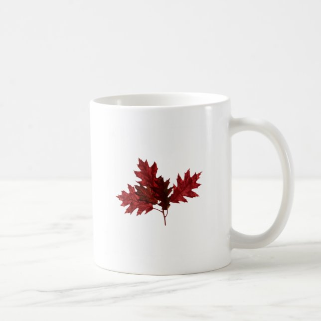Mug Feuille de chêne rouge (Droite)